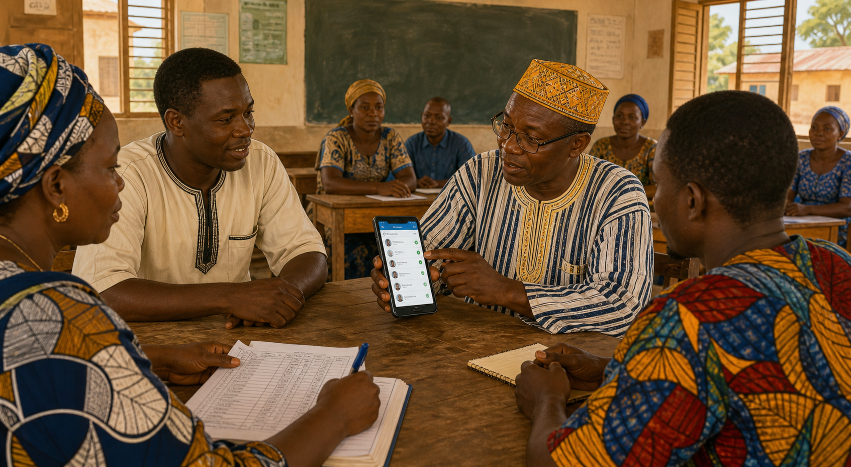 Meeting attendance: shared in real time with EKKOU